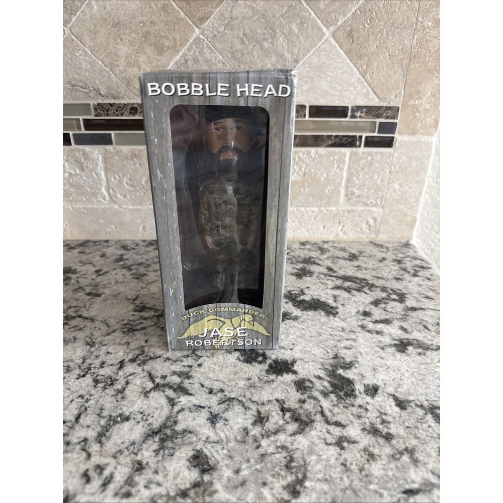 New-Duck Dynasty Duck Commander -Jase Robertson-Bobble Head in Box